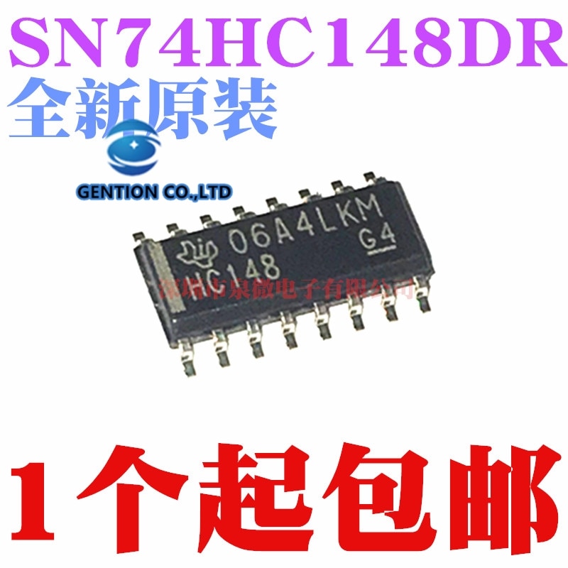 SOIC SN74HC148DR 8 line to 3 line priority encoder-16   100% ű  , 10PCS